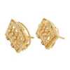 One Pair of 18k Yellow Gold and Round Brilliant Diamond Clip Earrings - 2