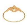 One 18k Yellow Gold and Round Brilliant Diamond Bangle - 3