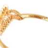 One 18k Yellow Gold and Round Brilliant Diamond Bangle - 5